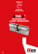 R700 S3 Reversible Key 3 Star Protection